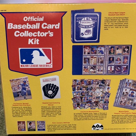 1989 CMC  Collector's Marketing Baseball Card Collector's Kit Factory Sealed Set - Picture 2 of 3